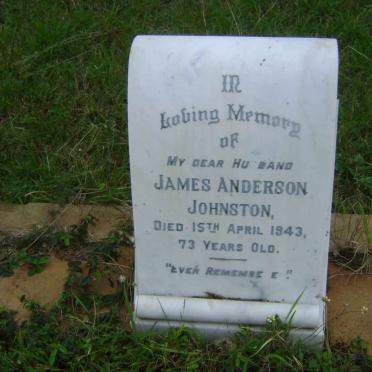 JOHNSTON James Anderson -1943