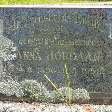 JORDAAN Anna 1896-1958