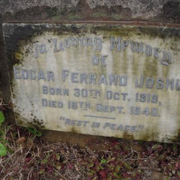 JOSHUA Edgar Ferrand 1919-1940