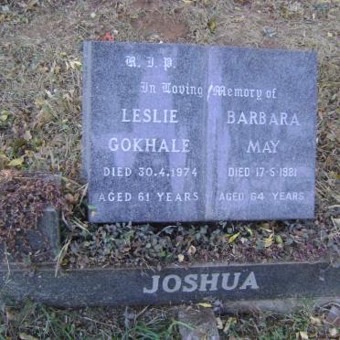 JOSHUA Leslie Gokhale -1974 &amp; Barbara May -1981