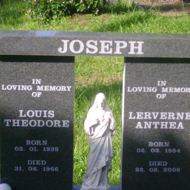JOSEPH Louis Theodore 1939-1966 :: JOSEPH Lerverne Anthea 1984-2008