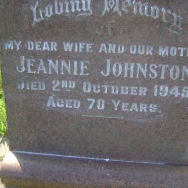 JOHNSTON Jeannie -1945