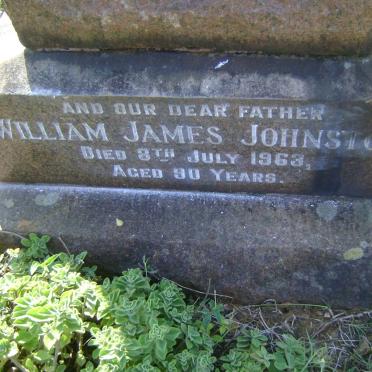 JOHNSTON William James -1963