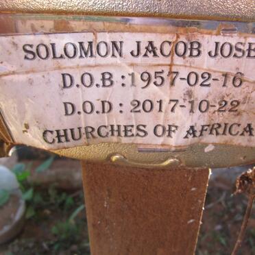 JOSEPH Stephen -1995 :: JOSEPH Solomon Jacob 1957-2017