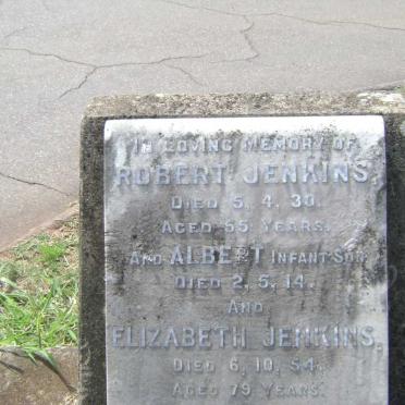 JENKINS Robert -1930 &amp; Elizabeth -1954 :: JENKINS Albert -1914