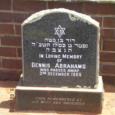 ABRAHAMS Dennis -1965