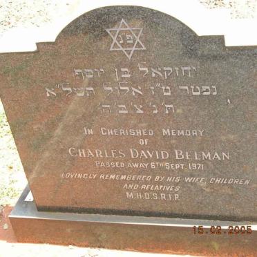 BELMAN Charles David -1971