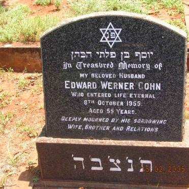 COHN Edward Werner -1955