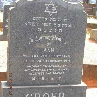 GROER Ann -1971