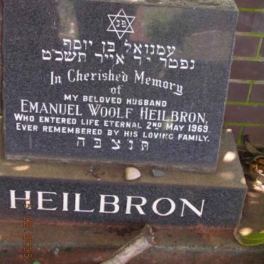 HEILBRON Emanuel Woolf -1969