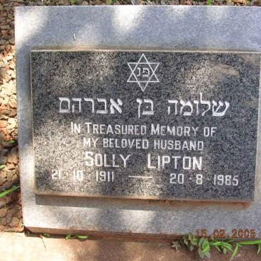 LIPTON Solly 1911-1985