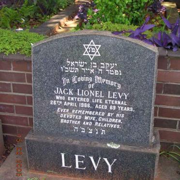 LEVY Jack Lionel -1966