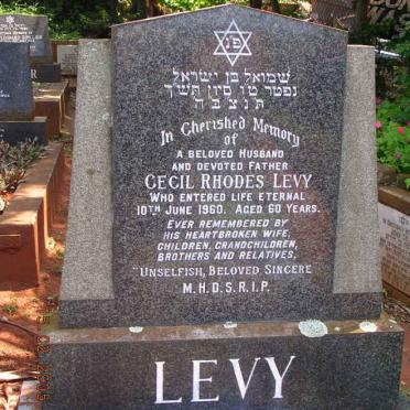 LEVY Cecil Rhodes -1960