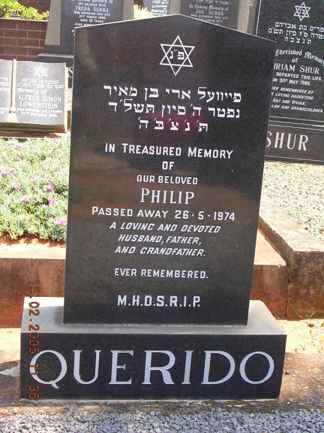 QUERIDO Philip -1974
