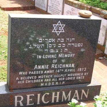 REICHMAN Annie -1973