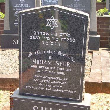 SHUR Miriam -1980