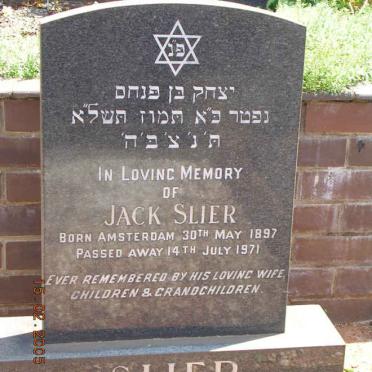 SLIER Jack 1897-1971