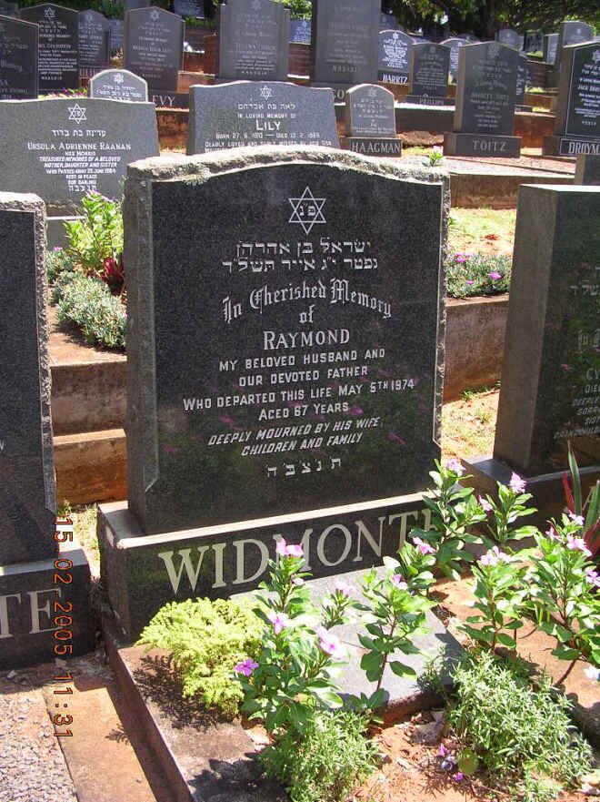 WIDMONTE Raymond -1974