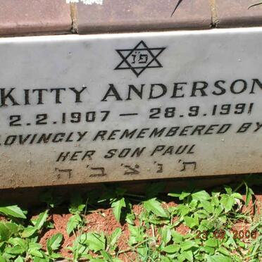 ANDERSON Kitty 1907-1991
