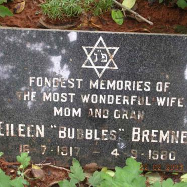 BREMNER Eileen 1917-1980