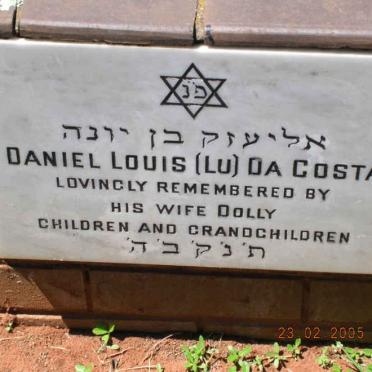 COSTA Daniel Louis, da