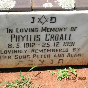 CROALL Phyllis 1912-1991