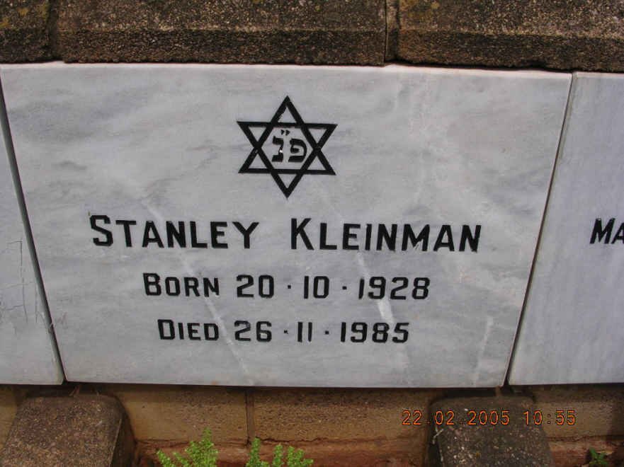 KLEINMAN Stanley 1928-1985