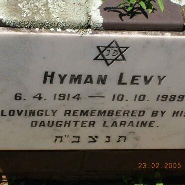 LEVY Hyman 1914-1989