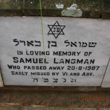 LANGMAN Samuel -1987