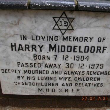 MIDDELDORF Harry 1904-1979