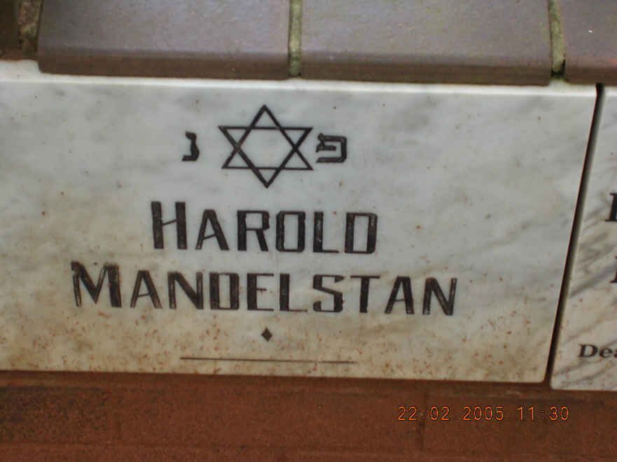 MANDELSTAN Harold