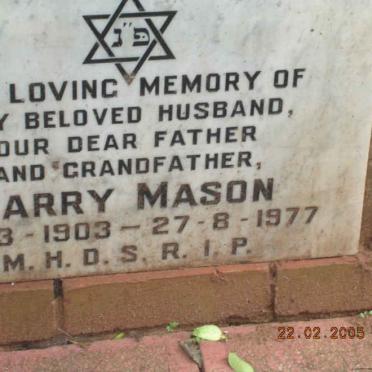 MASON Harry 1903-1977