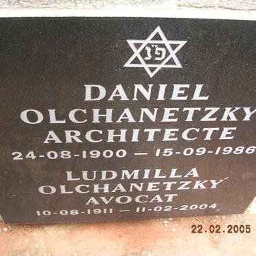 OLCHANETZKY Daniel 1900-1986 &amp; Ludmilla 1911-2004