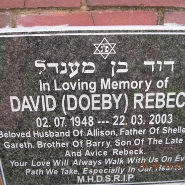 REBECK David 1948-2003