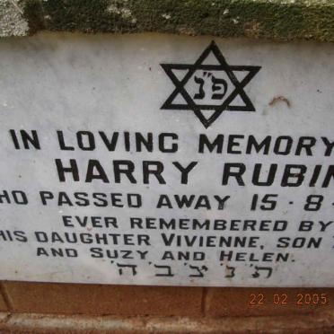 RUBIN Harry -1984?