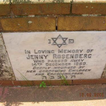 ROSENBERG Jenny -1953