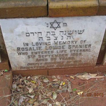 SPANIER Rosalie Louise -1956