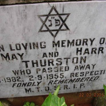 THURSTON Harry -1955 &amp; May -1982