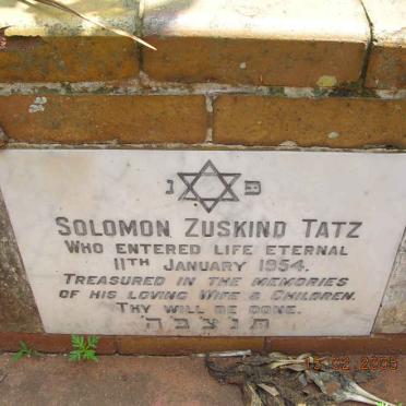 TATZ Solomon Zuskind -1954