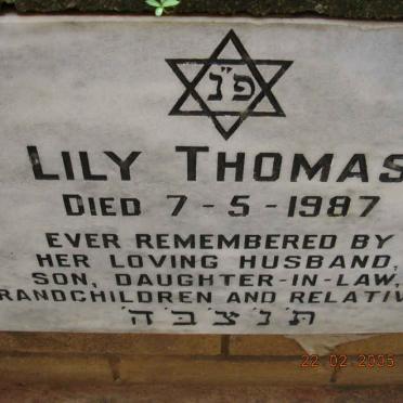 THOMAS Lily -1987