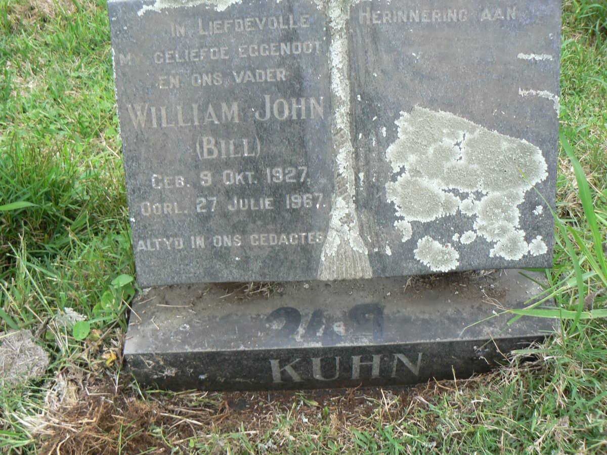 KUHN William John 1927-1967