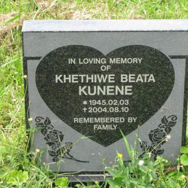 KUNENE Khethiwe Beata 1945-2004
