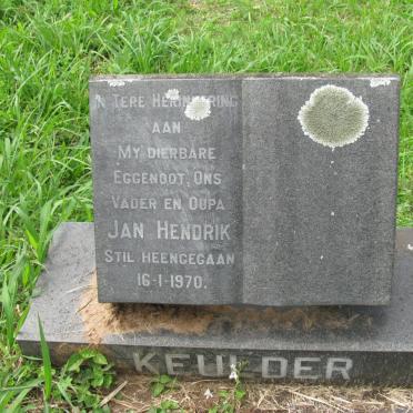 KEULDER Jan Hendrik -1970