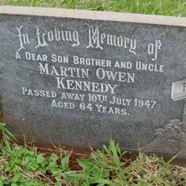 KENNEDY Martin Owen -1947