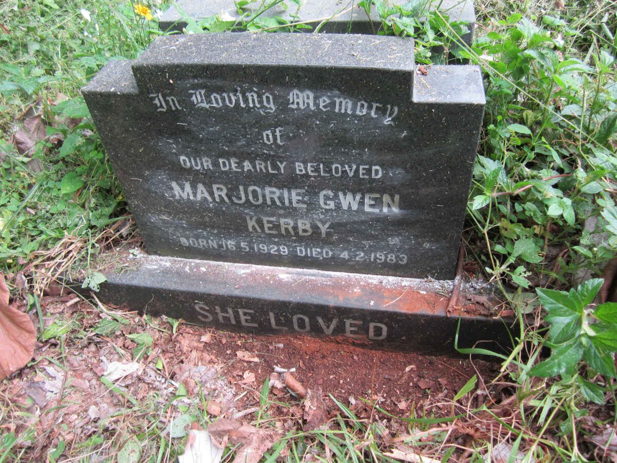 KERBY Marjorie Gwen 1929-1983