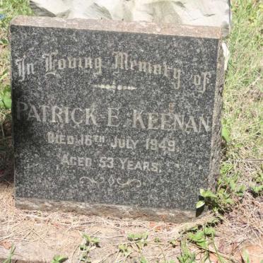 KEENAN Patrick E. -1949