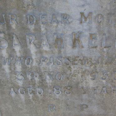 KELLY Sarah -1930 :: WERNER Muriel Agnes -1936