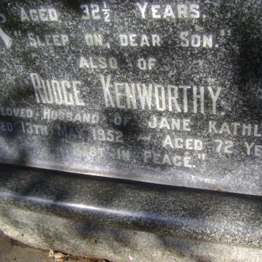 KENWORTHY Rudge -1952 &amp; Kathleen -1956 :: KENWORTHY Vera Mabel -1969 :: KENWORTHY Allan Rudge -1944