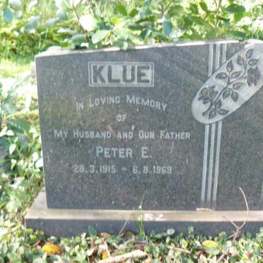 KLUE Peter E. 1915-1969