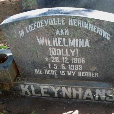 KLEYNHANS Wilhelmina 1906-1993